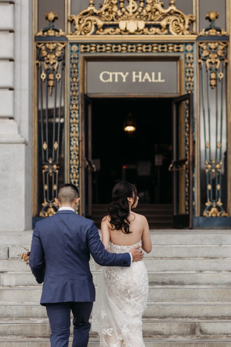 San Francisco City Hall Elopement – Amy and Charlie