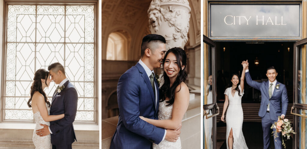 San Francisco City Hall elopement. Liz Koston Photography.